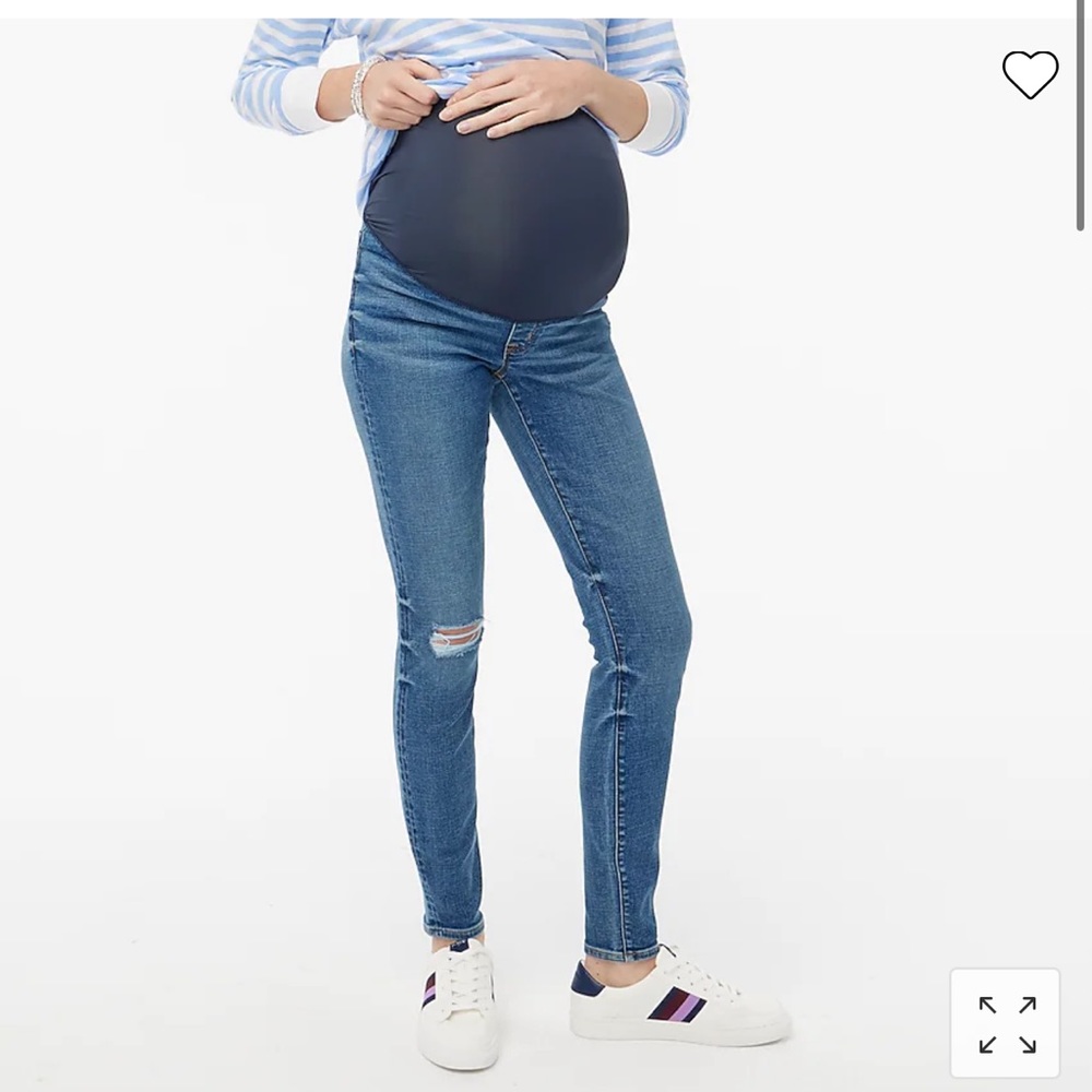 J. Crew Maternity Jeans Overbelly Prego pants